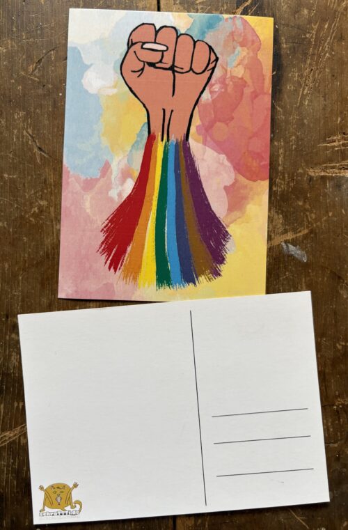 Postkarte Regenbogen Power – Bild 3
